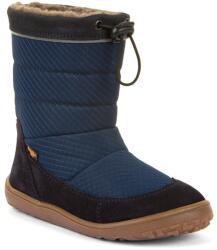 Froddo Cizme de zăpadă barefoot pentru copii Froddo UP TEX SNOW WOOL Dark Blue G3160249-1 | cizme înalte de zăpadă | impermeabile cu membrană și talpă flexibilă - 33
