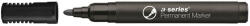 A-Series Alkoholos marker 3mm, kerek végű A-series fekete (63779)