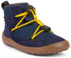Froddo pantofi barefoot pentru băieți TEX TRACK Blue G3110267-1 | încălțăminte pentru copii, cu închidere cu bandă velcro | pantofi din piele cu membrană și talpă flexibilă - 42