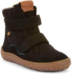 Froddo încălțăminte de iarnă pentru copii barefoot TEX WINTER Black G3160247-16 | cizme pentru copii cu închidere velcro | încălțăminte din piele cu membrană impermeabilă și talpă flexibilă - 23