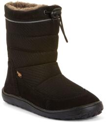 Froddo cizme de zăpadă barefoot de iarnă pentru copii UP TEX SNOW WOOL Black G3160249 | încălțăminte înaltă pentru zăpadă | impermeabile cu membrană și talpă flexibilă - 30