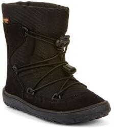 Froddo ghete de iarnă barefoot pentru copii TEX TRACK WOOL Black G3160251-13 | ghete înalte ușor de încălțat | cizme impermeabile cu membrană și talpă flexibilă - 32