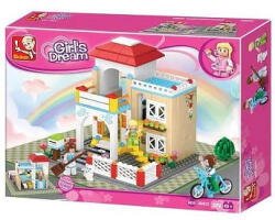 Sluban Girl's Dream - Emeletes ház alaplappal építőjáték készlet (M38-B0533)