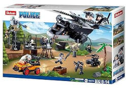Sluban Police - Csata a szigeten építőjáték készlet (M38-B0775)