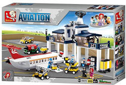 Sluban Aviation - Teherszállító repülő és legénysége építőjáték készlet (M38-B0373)