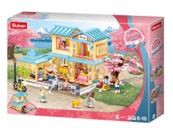 Sluban Girl's Dream - Japán ház cseresznyefával építőjáték készlet (M38-B1017)