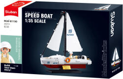 Sluban Model Bricks - The Rodeo Speed Boat - Rodeo gyorshajó építőjáték készlet (M38-B1190)