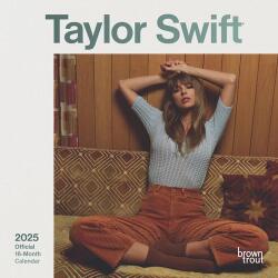 Taylor Swift - 2025 Official Mini Calendar (12 +2 Oldalas 36x18cm Méretű Falinaptár) (35924p)