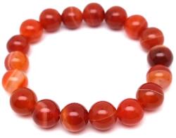R. M. ékszer Karneol sávos golyó karkötő 10mm (058077)