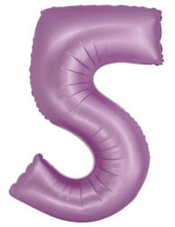  Levendula 5-ös Lavender Mat szám fólia lufi 76 cm (MLG158755) - oliviashop