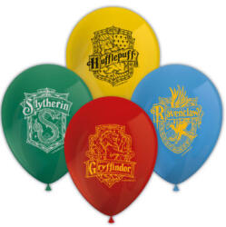  Harry Potter Hogwarts Houses léggömb, lufi 8 db-os (PNN93373)