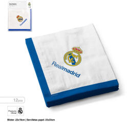  Real Madrid papírszalvéta 12 db fehér