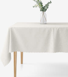 Goldea ünnepi szögletes teflon terítő - tej színű nagy ornamentekkel ékesített 120 x 140 cm