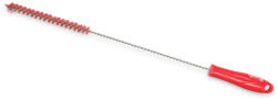 IGEAX élelmiszeripari kémcső-, és üvegtisztító kefe, átmérő 10mm, hossz 50cm, piros
