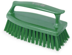 IGEAX élelmiszeripari tisztítókefe, függőleges markolattal, Zöld, 0, 75mm kemény sörtével