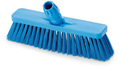 IGEAX élelmiszeripari tolóseprű, partvis fej, 30 cm, 0, 5mm közepes sörtével, kék
