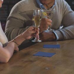 Tork Koktélszalvéta tissue 2 rétegű "sötétkék" 24x24 cm 200 lap/csomag - Tork