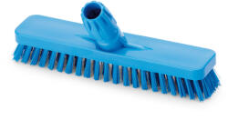 IGEAX élelmiszeripari padlósúrolókefe 30cm széles kék, 0, 5mm közepes sörtével