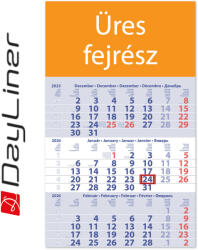 Dayliner Primus Club, 12 lapos speditőr naptár - Üres, nyomtatható fejrésszel