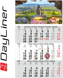 Dayliner Primus Classic, 12 lapos speditőr naptár - Magyarország fejrésszel