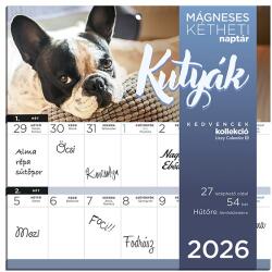 LizzyCard Falinaptár mágneses LIZZY CARD 220x220mm 2 hetes Kutyák 2026