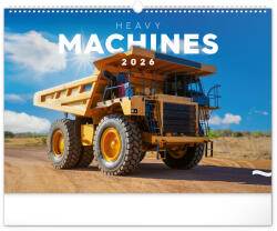 Realsystem Heavy Machines, képes falinaptár 2026