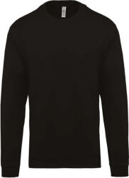 Kariban Uniszex kereknyakú pulóver, Kariban KA474, Black-4XL (ka474bl-4xl)