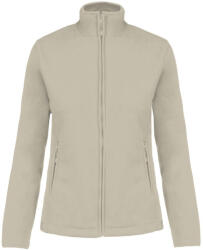 Kariban Női MAUREEN cipzáras polár pulóver, Kariban KA907, Beige-2XL (ka907be-2xl)