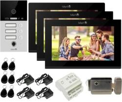 Mentor Kit VideoInterfon WiFi 3 familii Mentor SYKT092B 10.1 inch AHD 2MP 24V 2 fire 5in1 Negru (MMDSYKT092B)