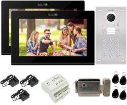 Mentor Kit VideoInterfon WiFi 2 familii Mentor SYKT077B 7 inch FHD 2MP 24V 2 fire Negru (MMDSYKT077B)
