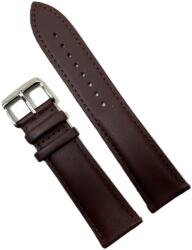  Curea unisex din piele naturală maro, clasică, 18 / 20 / 22 / 24mm WZ1382 (WZ1382)