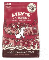 Lily's Kitchen LK kutya kacsa, lazac & szarvas wild woodland walk felnőtt száraztáp 1 kg (ZANDWW13)