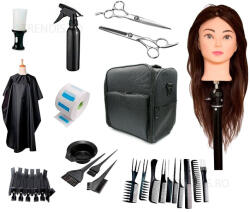 Pauco Set Frizerie Complet cu Geanta Echipata Cap Practica Natural Daiana