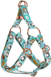 april & june Spániel - Cavalier, kék - Belelépős Kutyahám - blue - april & june (anj-sih-259-XXS-15-R)