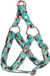 april & june Mopsz, kék - Belelépős Kutyahám - Pug, blue - april & june (anj-sih-205-XXS-15-R)