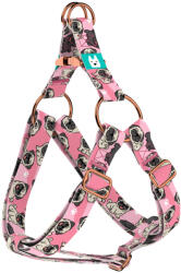 april & june Mopsz, rózsaszín - Belelépős Kutyahám - Pug, pink - april & june (anj-sih-206-XXS-15-R)