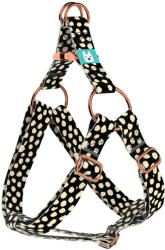 april & june Bézs foltok fekete alapon - Belelépős Kutyahám - april & june (anj-sih-269-XXS-15-R)