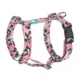 april & june Boston Terrier, rózsaszín - Kutyahám és Macskahám - Boston Terrier, pink - april & june (anj-h-169-XS-15-P)