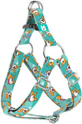 april & june Pembroke Welsh Corgi, kék - Belelépős Kutyahám - Pembroke Welsh Corgi, blue - april & june (anj-sih-158-XXS-15-P)