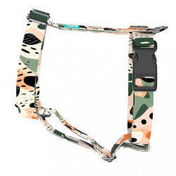 april & june Pasztell, Oliva, Rózsaszín Kamuflázs - Kutyahám és Macskahám - Pastel Pink Camouflage - april & june (anj-h-131-XS-15-P)