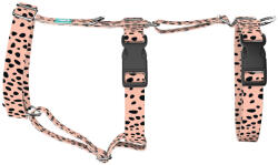 april & june Fekete foltok rózsaszín alapon - Biztonsági Kutyahám és Macskahám - april & june (anj-sh-265-XS-15-P)