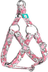 april & june Westi, rózsaszín - Belelépős Kutyahám - West highland white terrier, pink - april & june (anj-sih-196-XXS-15-S)