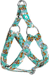 april & june Jack russell, kék - Belelépős Kutyahám - Jack russell terrier, blue - april & june (anj-sih-191-XXS-15-S)