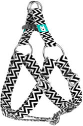 april & june Fekete-fehér cikcakk - Belelépős Kutyahám - Black and White ZigZag - april & june (anj-sih-124-XXS-15-P)