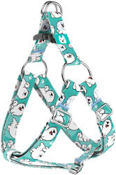 april & june Szamojéd, kék - Belelépős Kutyahám - Samoyed, blue - april & june (anj-sih-172-XXS-15-P)