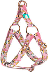 april & june Shiba Inu, Rózsaszín - Belelépős Kutyahám - Shiba Inu, pink - april & june (anj-sih-174-XXS-15-R)