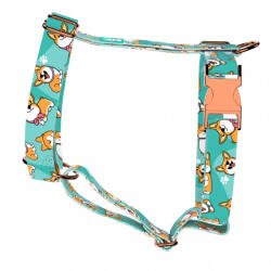 april & june Pembroke Welsh Corgi, kék - Kutyahám és Macskahám - Pembroke Welsh Corgi, blue - april & june (anj-h-158-XS-15-R)