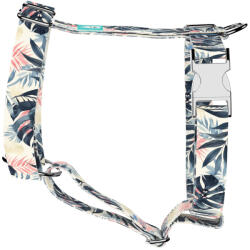 april & june Kék és rózsaszín trópusi levelek - Kutyahám és Macskahám - Blue and Pink Tropical Leaves - april & june (anj-h-221-XS-15-S)