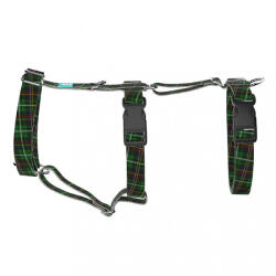 april & june Klasszikus Zöld Kockás - Biztonsági Kutyahám és Macskahám - Classic Christmas Tartan Green - april & june (anj-sh-214-XS-15-P)