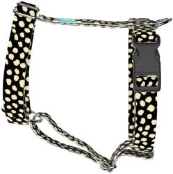 april & june Bézs foltok fekete alapon - Kutyahám és Macskahám - april & june (anj-h-269-XS-15-P)